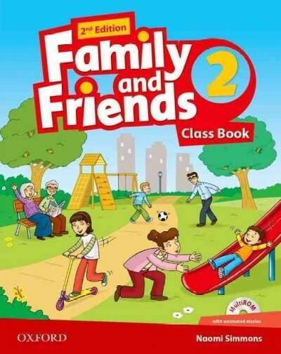 Family and Friends: Level 2: Class Book with Student MultiROM (Package, 2 Revised edition)