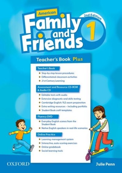 American Family and Friends 1 : Teachers Book Plus (Paperback + CD-ROM, 2nd Edition )