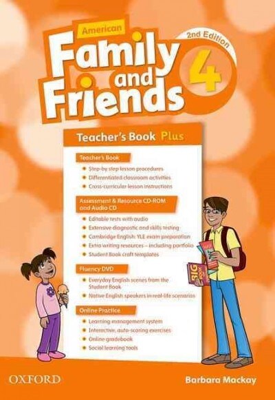 American Family and Friends 4 : Teachers Book Plus (Paperback + CD-ROM, 2nd Edition )