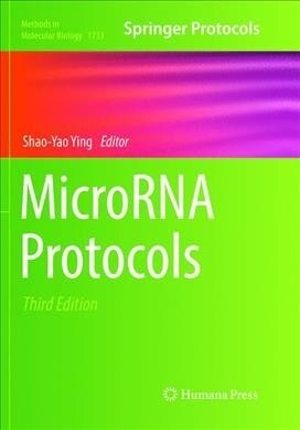 Microrna Protocols (Paperback, 3, Softcover Repri)