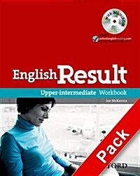 English Result: Upper-Intermediate: Workbook with Answer Booklet and MultiROM Pack : General English Four-skills Course for Adults (Package)