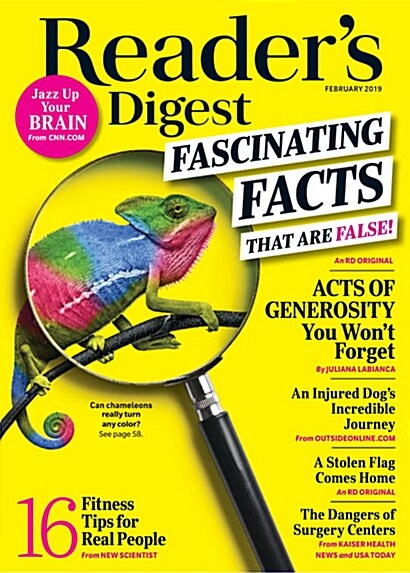 Readers Digest (월간 미국판): 2019년 02월호