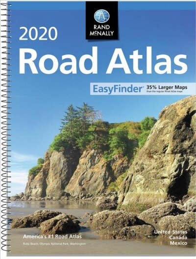 Rand McNally 2020 Road Atlas Midsize Easy Finder - Spiral (Spiral)