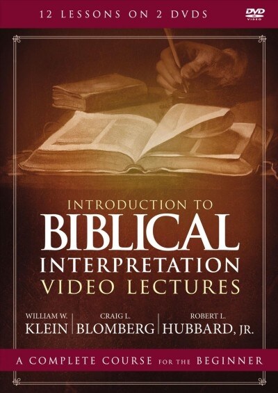 Introduction to Biblical Interpretation Video Lectures (DVD, Revised)