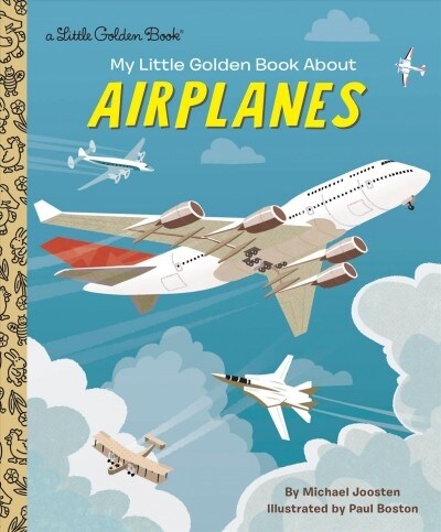 [중고] My Little Golden Book About Airplanes (Hardcover)