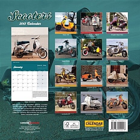 Scooters Wall 2013 (Paperback)