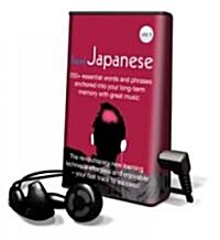 Rapid Japanese, Volume 1: 200+ Essential Words and Phrases Anchored Into Your Long-Term Memory with Great Music [With Headphones]                      (Pre-Recorded Audio Player)