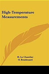 High-Temperature Measurements (Paperback)