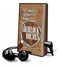 The Complete Adventures & Memoirs of Sherlock Holmes [With Headphones] (Pre-Recorded Audio Player)