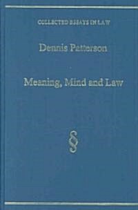 Meaning, Mind and Law (Hardcover)