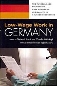 Low-Wage Work in Germany (Paperback)