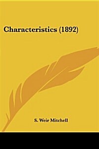 Characteristics (1892) (Paperback)