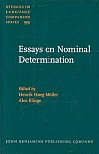 Essays on Nominal Determination (Hardcover)