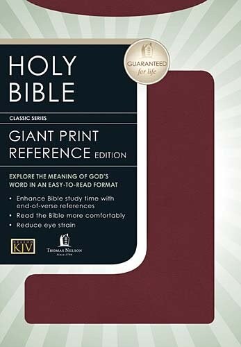 KJV Personal Size Giant Print Reference Bible (Hardcover, Compact, Large Print)