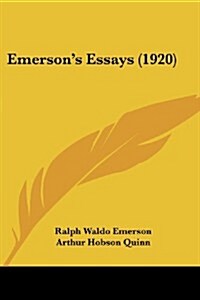 Emersons Essays (1920) (Paperback)