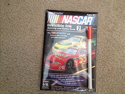 Nascar Invisible Ink Activity Game Book 2 (Paperback)