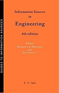 Information Sources in Engineering (Hardcover, 4th)