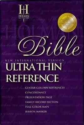 Holy Bible New International Version Holman Ultrathin Reference (Hardcover)