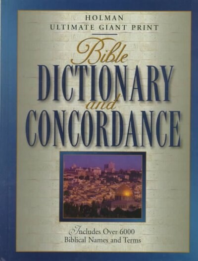 Bible Dictionary and Concordance (Hardcover)