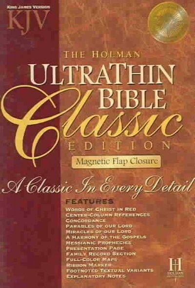 King James Version Ultrathin Classic (Hardcover, Indexed)