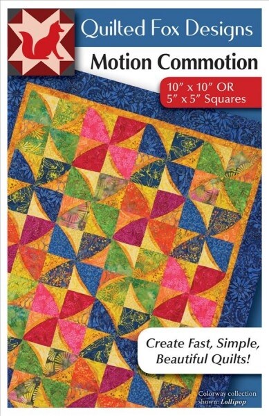 Motion Commotion Quilt Pattern (Paperback)