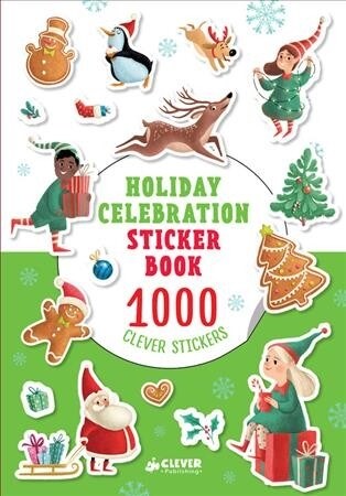 Holiday Celebration Sticker Book: 1000 Clever Stickers (Paperback)