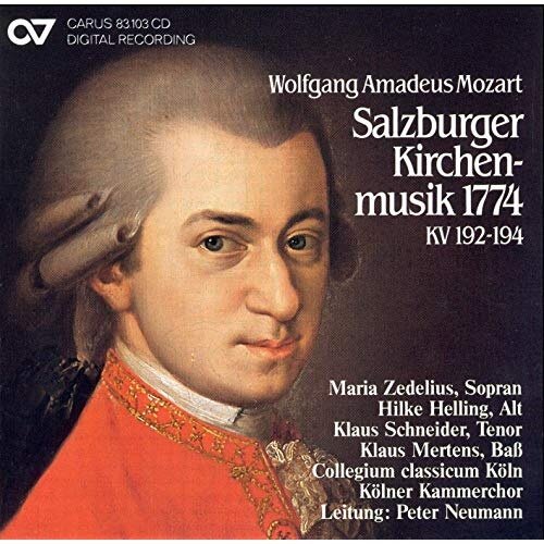 [수입] 모차르트 : 잘츠부르크 교회음악(1774) KV192-194