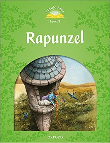 알라딘: Classic Tales Level 3-4 : Rapunzel (MP3 pack) (Book & MP3 download ,  2nd Edition )