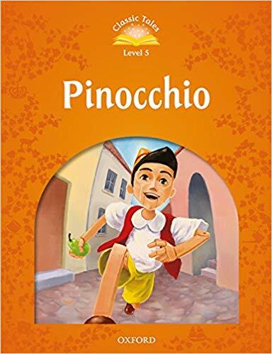 Classic Tales Level 5-2 : Pinocchio (MP3 pack) (Book & MP3 download , 2nd Edition )