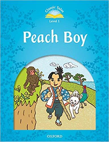 Classic Tales Level 1-3 : Peach Boy (MP3 pack) (Book & MP3 download , 2nd Edition)
