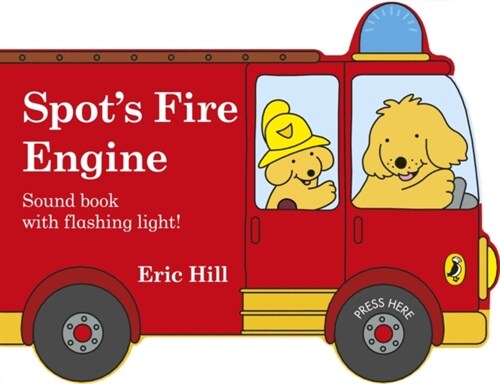 Spots Fire Engine : A shaped board book with sound for babies and toddlers (Board Book)