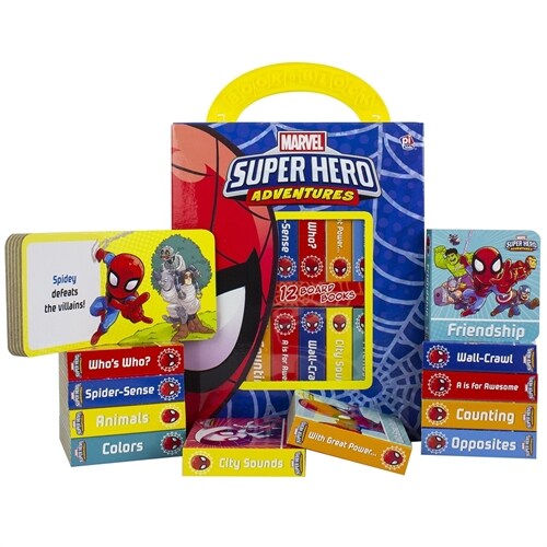 Marvel Super Hero Adventures: 12 Board Books: 12 Board Books (Boxed Set)