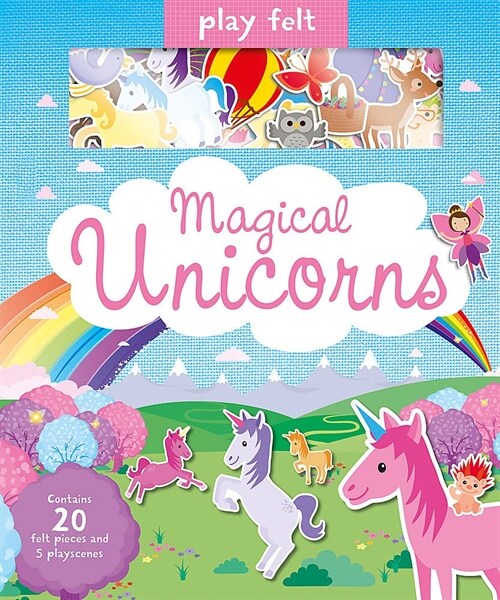 Play Felt Magical Unicorns - Activity Book (Board Book)