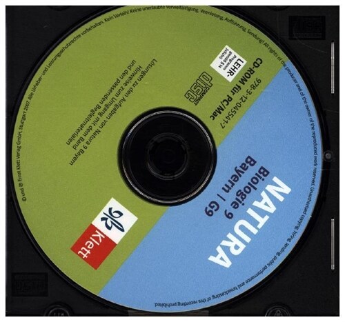 9. Jahrgangsstufe, Biologie, Losungs-CD-ROM (CD-ROM)