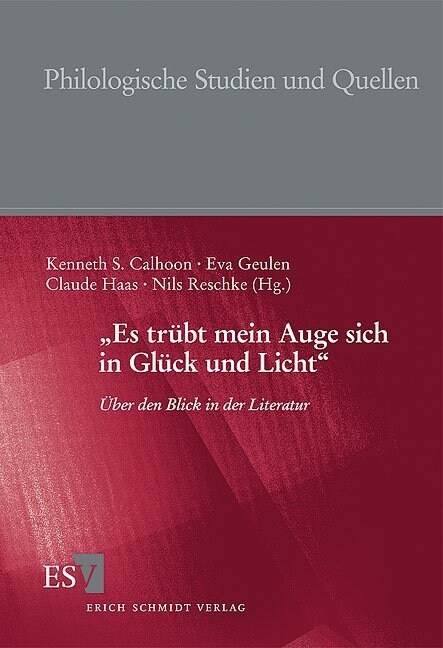 Es trubt mein Auge sich in Gluck und Licht (Paperback)