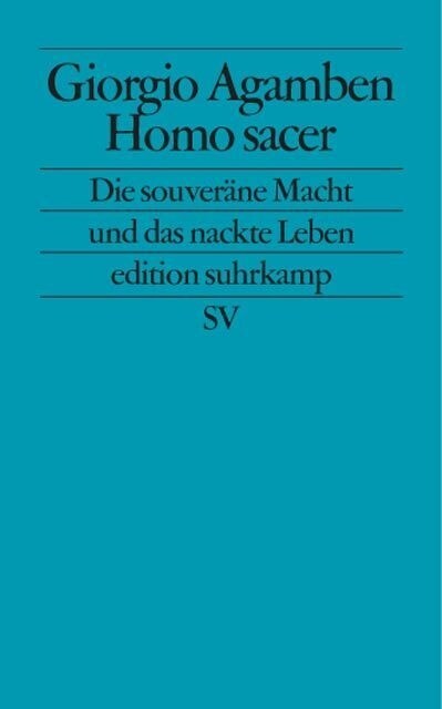 Homo sacer (Paperback)