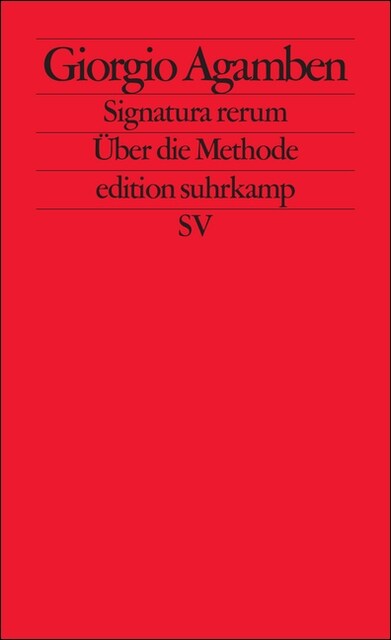 Signatura rerum, Zur Methode (Paperback)