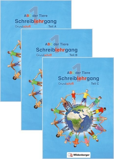 1. Schuljahr, Schreiblehrgang Grundschrift, Teil A, B und C, 3 Hefte (Pamphlet)