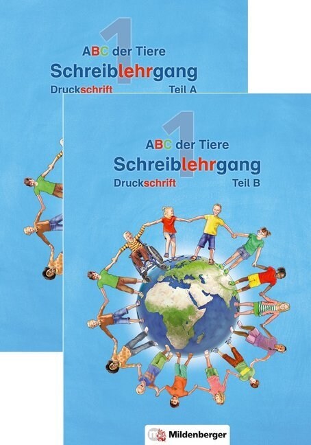 1. Schuljahr, Schreiblehrgang Druckschrift, Teil A und B, 2 Hefte (Pamphlet)