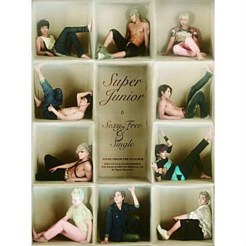 [중고] 슈퍼주니어 - 정규 6집 Sexy, Free & Single [Type B]