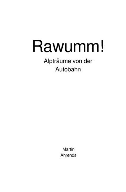 Rawumm! (Paperback)