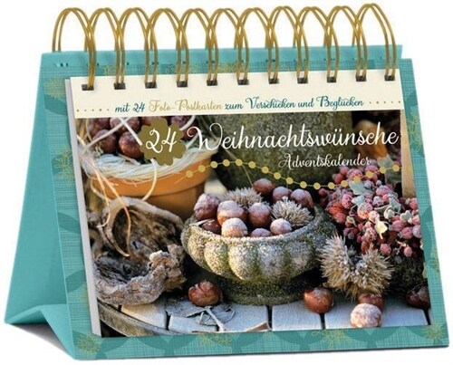 24 Weihnachtswunsche, Tisch-Adventskalender (Calendar)