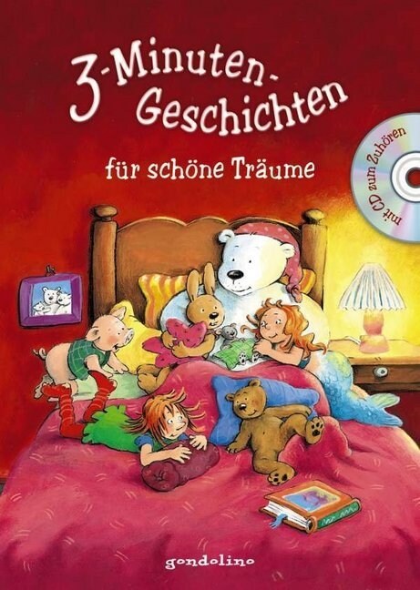 3-Minuten-Geschichten fur schone Traume, m. Audio-CD (Hardcover)