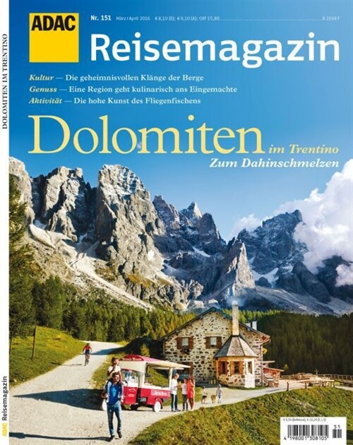 ADAC Reisemagazin Dolomiten im Trentino (Paperback)