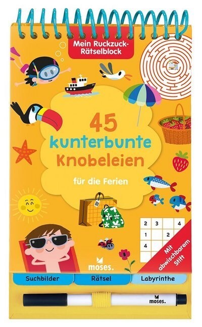 45 kunterbunte Knobeleien fur die Ferien (Paperback)