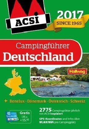 ACSI Campingfuhrer Deutschland 2017 (Paperback)