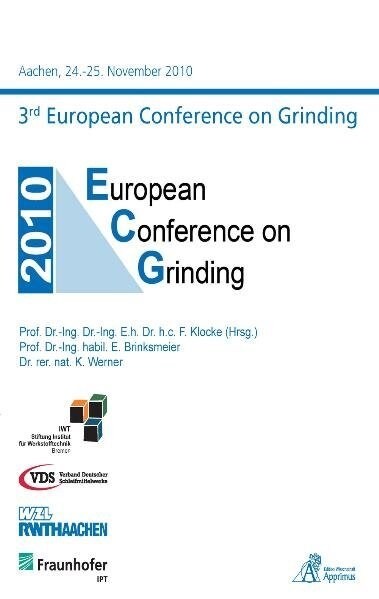 3rd European Conference on Grinding ECG (Paperback)