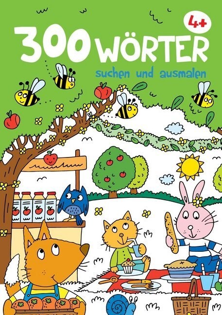 300 Worter suchen und ausmalen (Picknick) (Paperback)