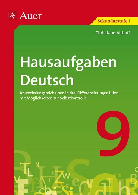 Hausaufgaben Deutsch Klasse 9 (Pamphlet)