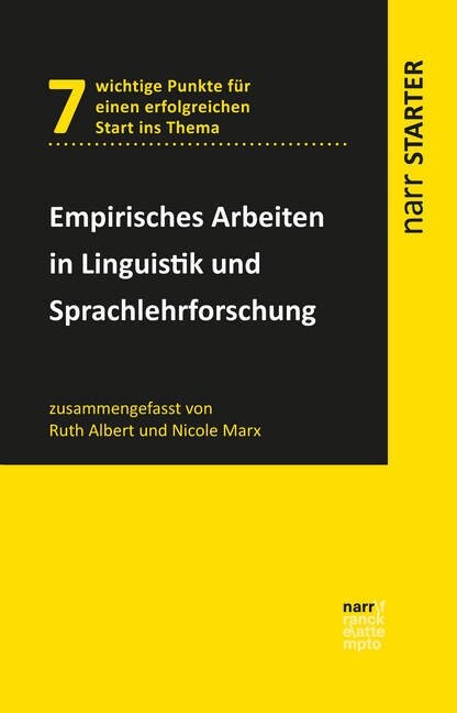Empirisches Arbeiten in Linguistik und Sprachlehrforschung (Paperback)